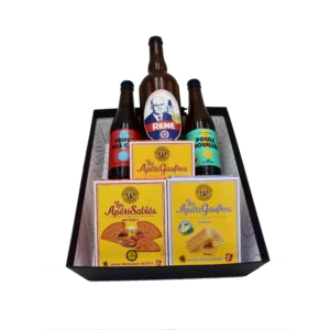 Panier de l'apéro bière et étuis apéritifs