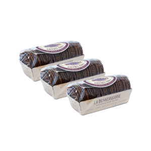 Lot de 3 Barquette Gaufres Fines chocolat